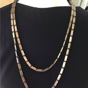 Baublebar doble chain necklace